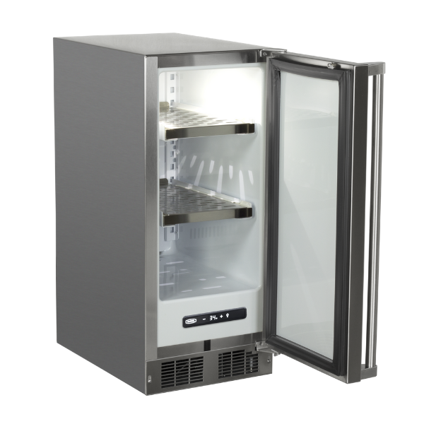 Marvel MORE215-SS31A 15" Outdoor Refrigerator, 2.7 Cu. Ft., Stainless Solid Door, Locking - view 2
