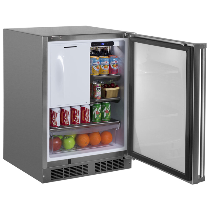 Marvel MORI224-SS31A 24" Outdoor Refrigerator/Freezer, 4.9 Cu. Ft., w/ Ice, Stainless Solid Door, Locking - view 2