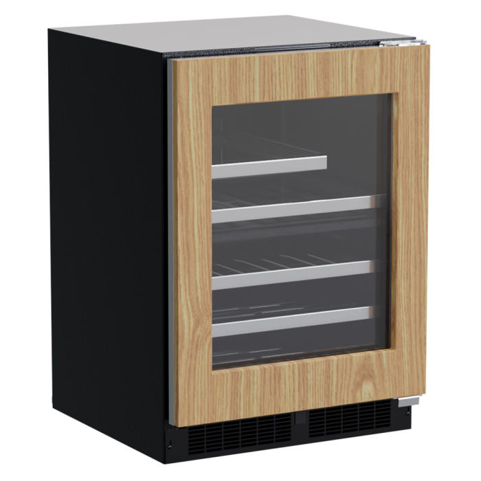 Marvel MPBD424-IG31A 24" Professional Dual Zone Beverage Center, 5.0 Cu. Ft., Panel Ready Glass Door, Locking