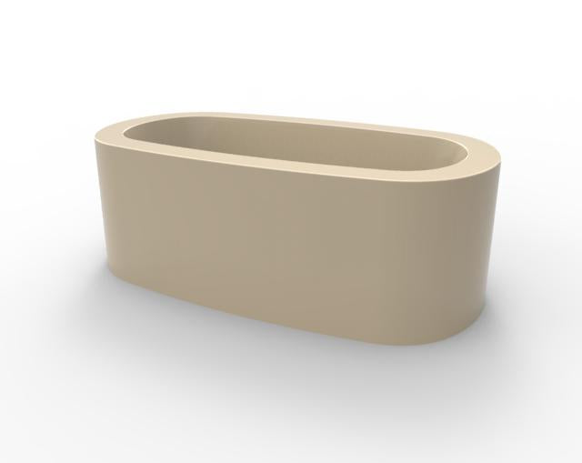 Hydro Systems MRO7238ATO-BON RODIN 7238 AC TUB ONLY - BONE