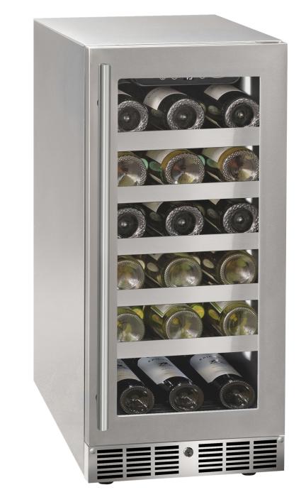 Marvel MRWC215-SG31A 15" Essential Wine Refrigerator, 28 Bottle, Stainless Glass Door, Locking