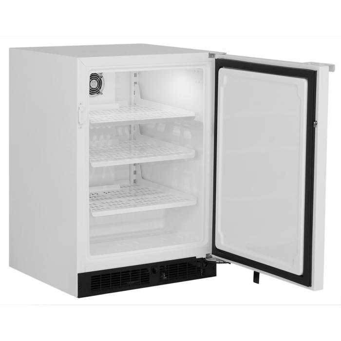 Marvel MSRE224-WS81A 24" Scientific Refrigerator, 4.9 Cu. Ft., Probe Port, White Solid Door, BrightShield, RH, Locking - view 2