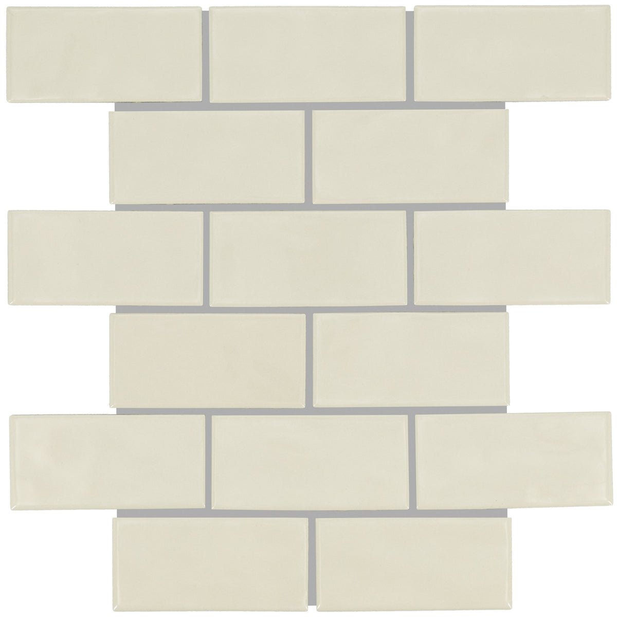 Marazzi Artezen Nordic Sand Brick Joint 2x4 Glossy Mosaic Tile