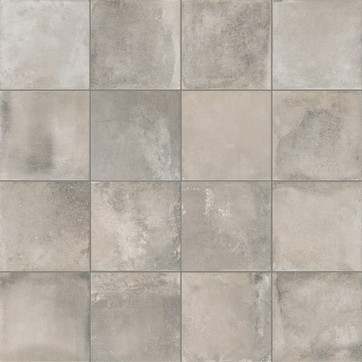 Marazzi Cotto Revival Ash Square 8x8 Matte Floor Tile