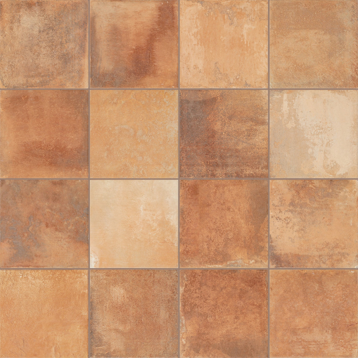 Marazzi Cotto Revival Rust Square 8x8 Matte Floor Tile