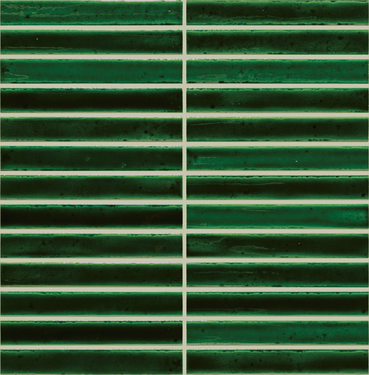 Marazzi Cotto Revival Clover Crackle Stacked 1x6 Glossy Mosaic Tile
