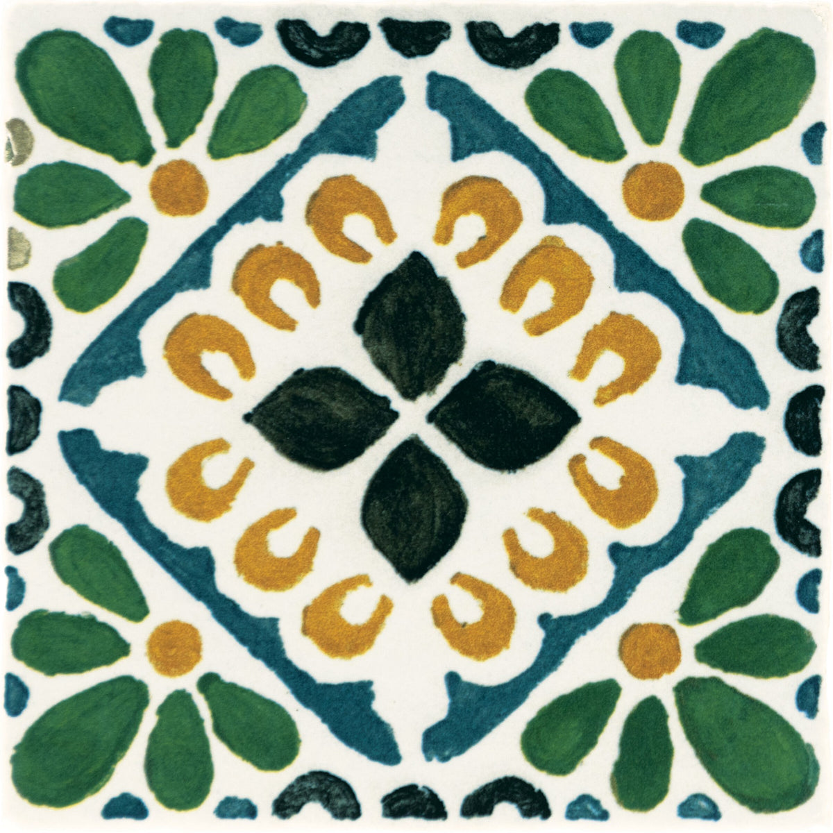 Marazzi Cotto Revival Marbella Square 4x4 Handcrafted Glossy Wall Tile