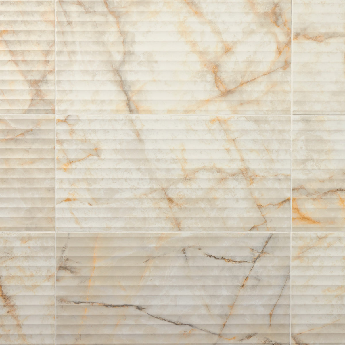 Marazzi Editorial Wintour Ivory Rectangle 12x24 Fluted Matte Wall Tile