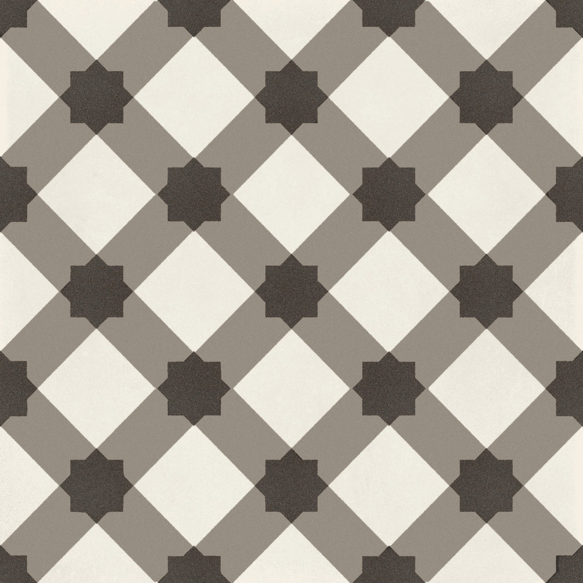 Marazzi D_Segni Plaid Sand Blend Plaid 8x8 Matte Floor Tile Deco
