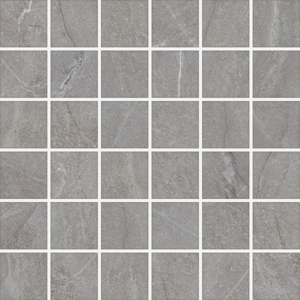 Marazzi Marble Obsession Grigio Straight Joint 2x2 Matte Mosaic Tile