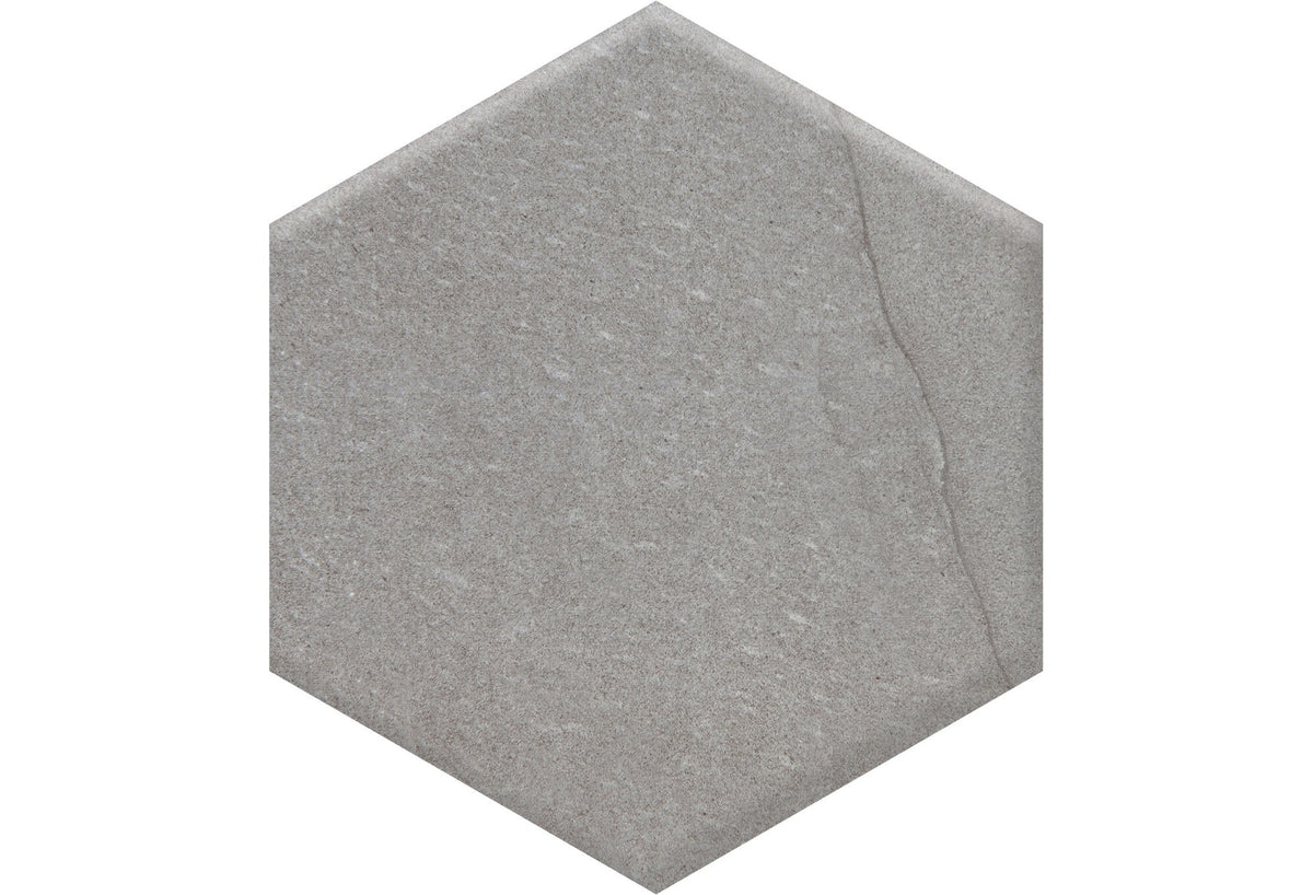 Marazzi Marble Obsession Grigio Hexagon 8x9 Matte Floor Tile