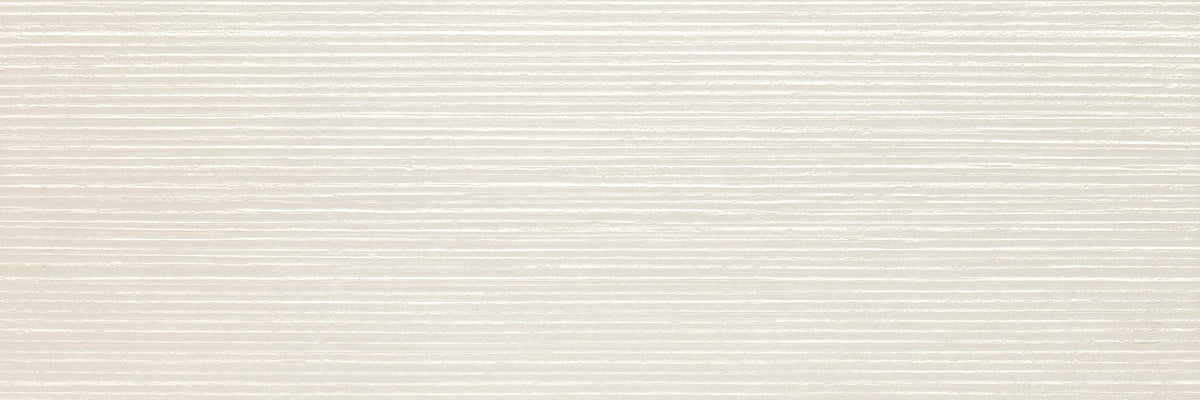Marazzi Materika Off White Rectangle 16x48 Linear Textured Wall Tile