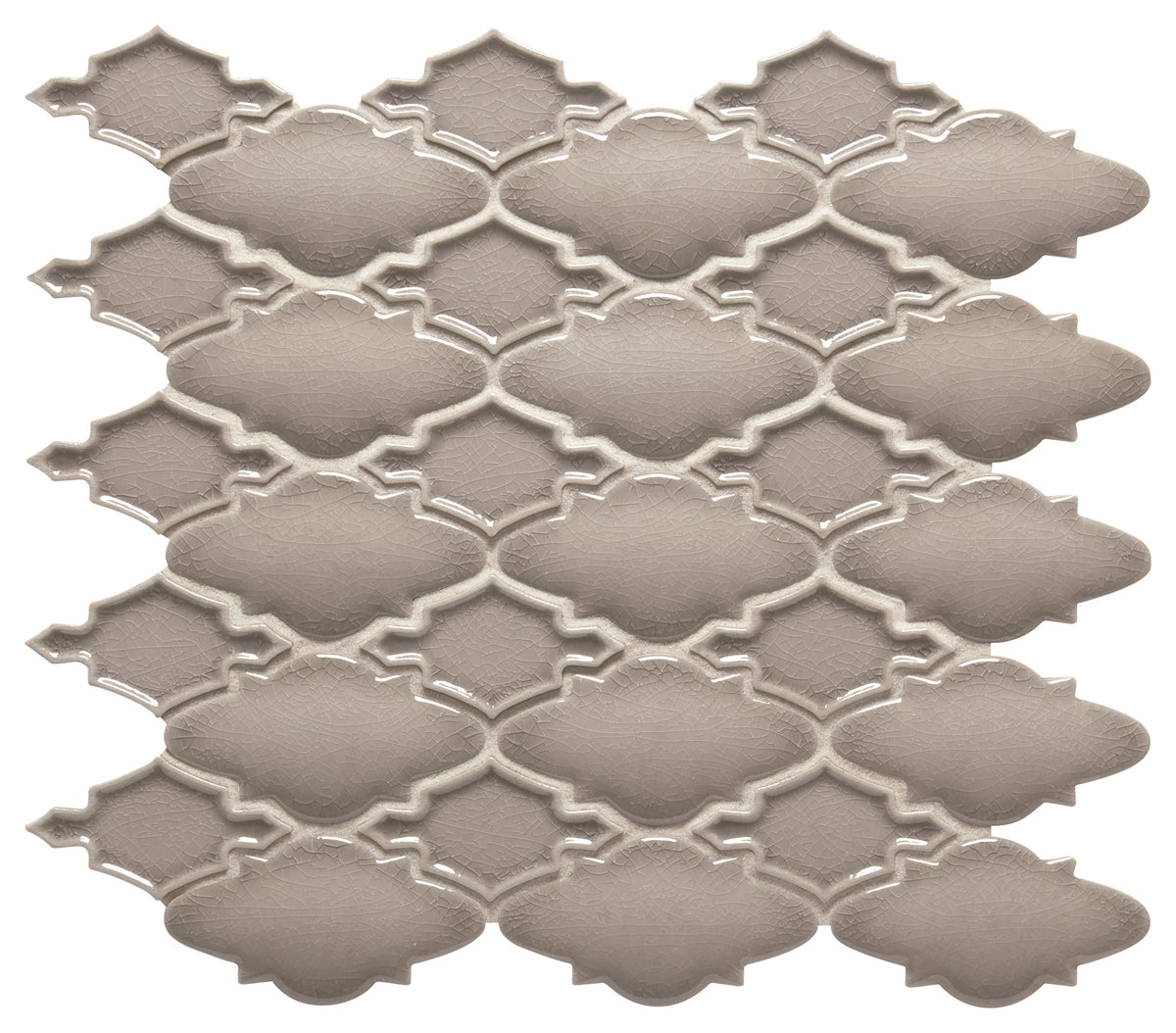 Marazzi Serliana Gray Moroccan Glossy Mosaic Tile