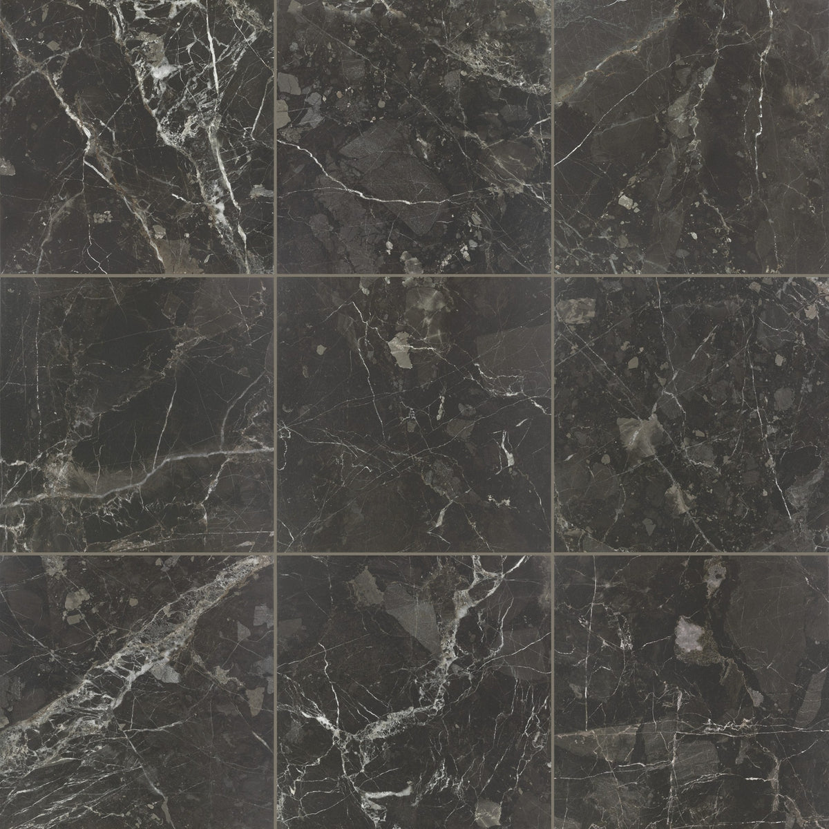 Marazzi Savoir Noir Square 24x24 Matte Floor Tile