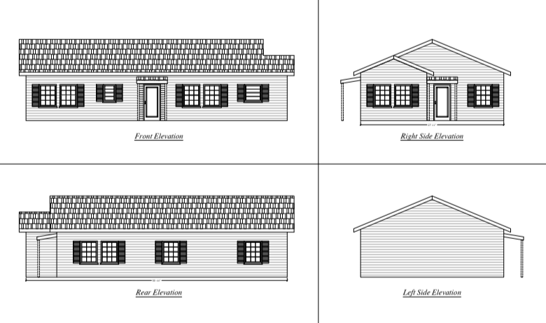 abodeMOD ABODEMOD1346 3 Bedroom(s), 2 Bathroom(s) 1346 Square Feet Prefab ADU Shell