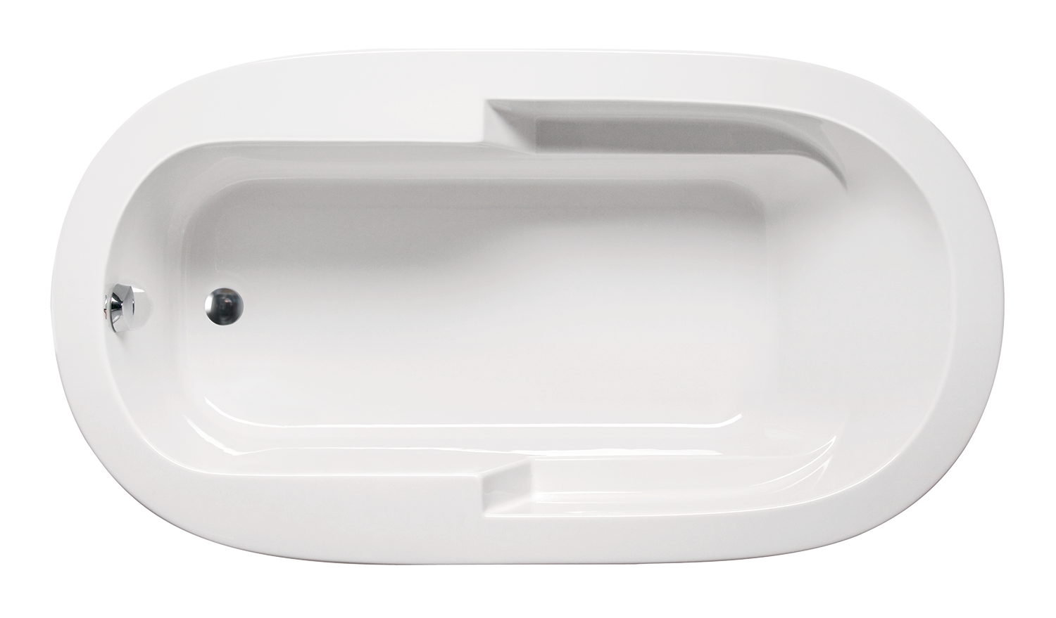 Americh OM7242TA2-WH Madison Oval 7242 - Tub Only / Airbath 2 - White