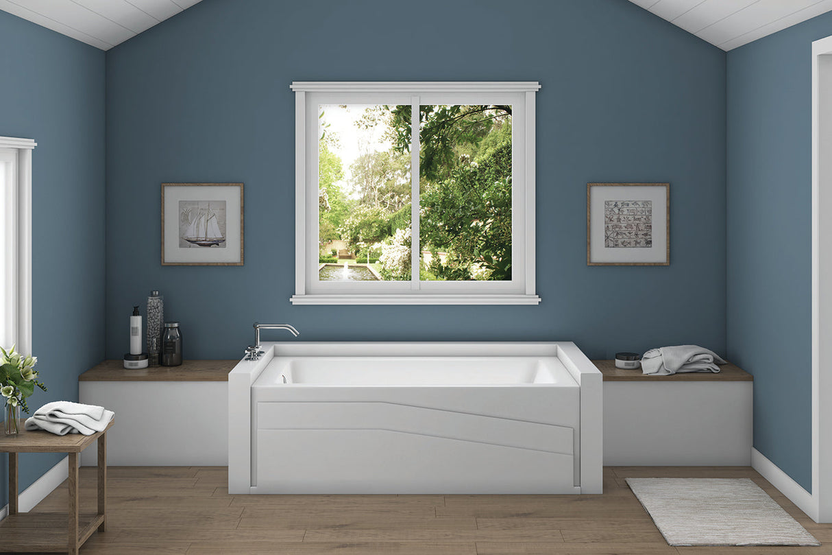 Americh MC6032TLA2-BI Malcolm 6032 Left Hand - Tub Only / Airbath 2 - Biscuit