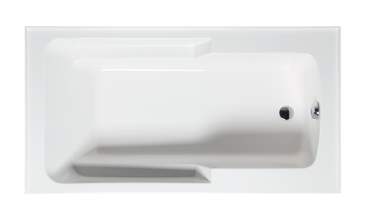 Americh MT6030ADATRA2WH Matty 6030 ADA Right Hand - Tub Only / Airbath 2 - White