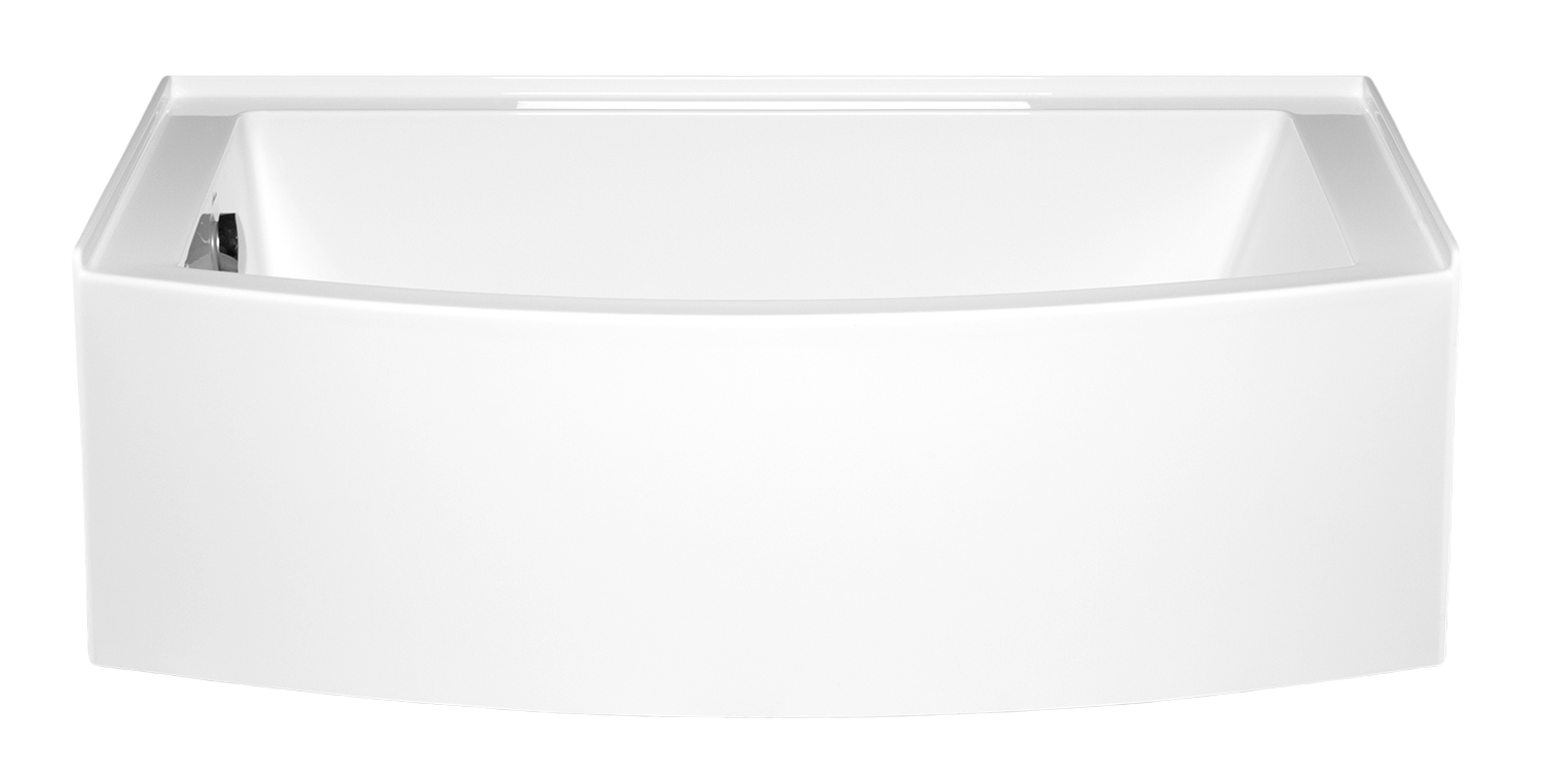 Americh MZ6032TLA5-BI Mezzaluna 6032 ADA Left Hand - Tub Only / Airbath 5 - Biscuit