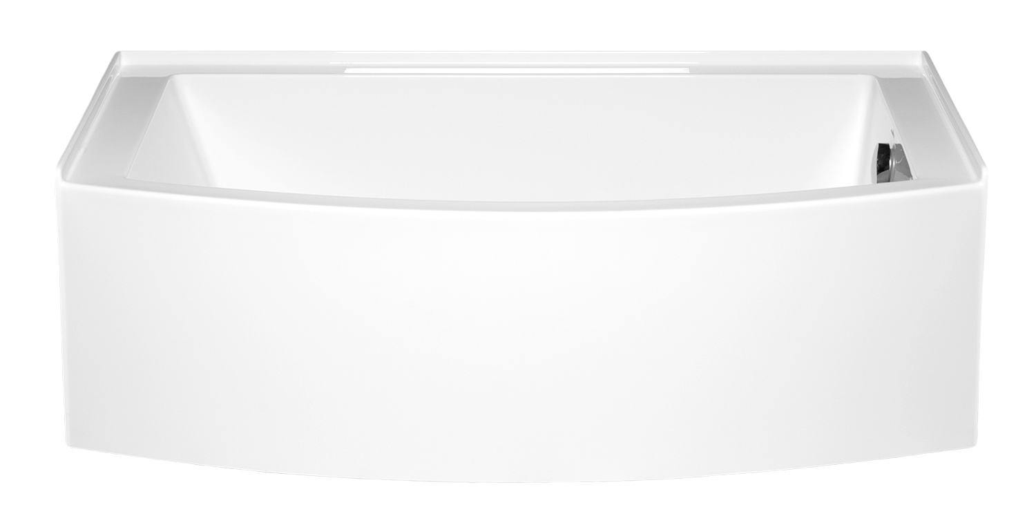 Americh MZ6032TRA5-BI Mezzaluna 6032 ADA Right Hand - Tub Only / Airbath 5 - Biscuit