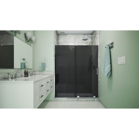 DreamLine Mirage-X 56-60 in. W x 72 in. H Frameless Sliding Shower Door in Chrome
