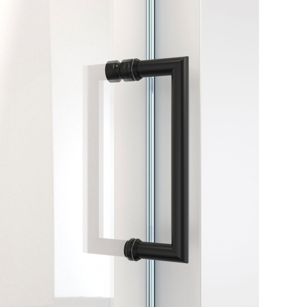 DreamLine Mirage-X 56-60 in. W x 72 in. H Frameless Sliding Shower Door in Satin Black