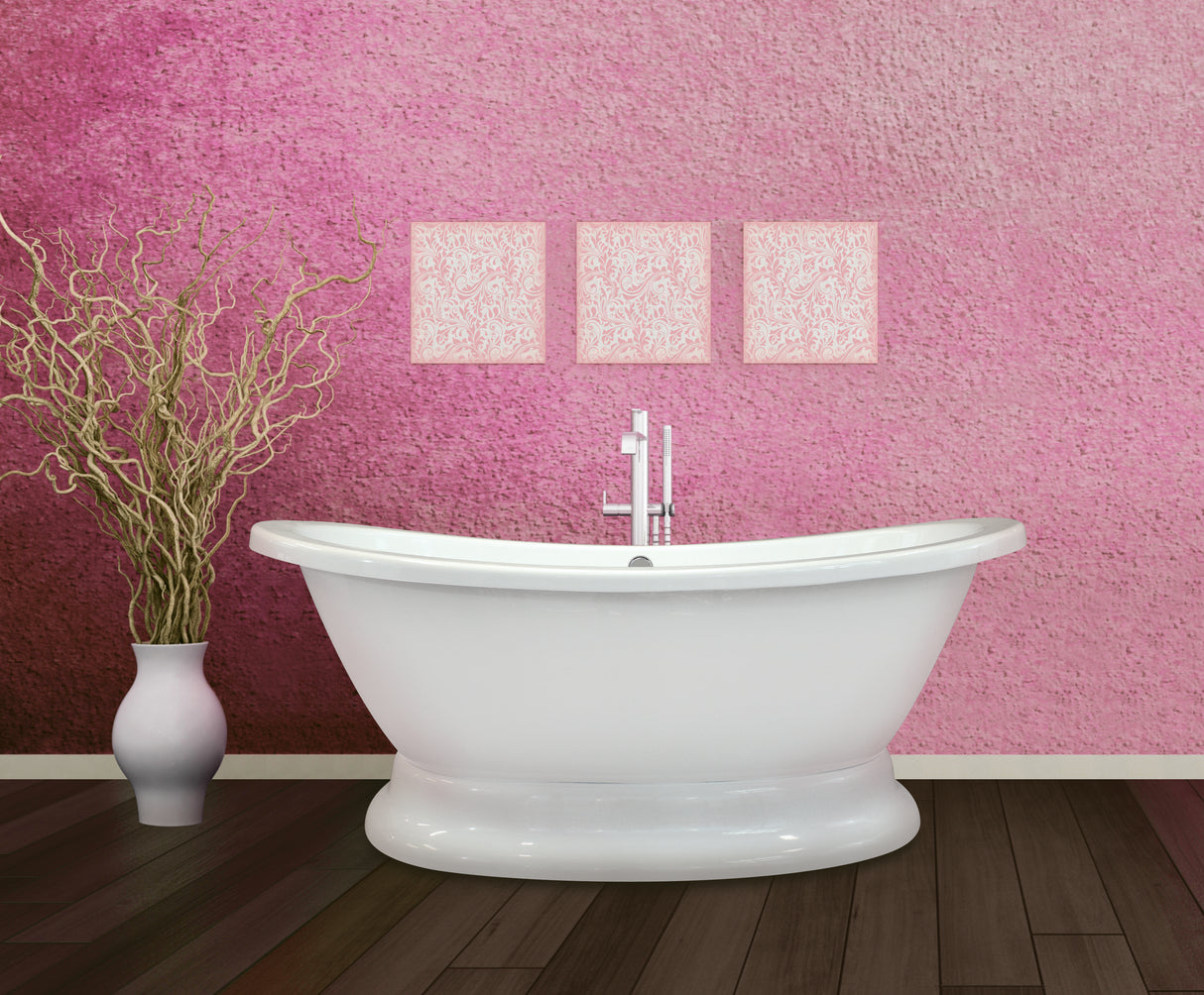 Hydro Systems MIT7238STO-ALM MITRA 7238 STON TUB ONLY - ALMOND