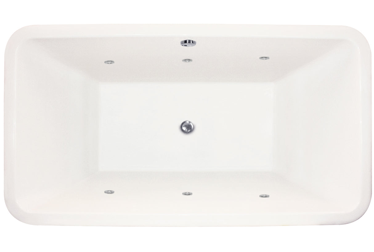 Hydro Systems NAS6636AWP-WHI NATASHA 6636 AC W/WHIRLPOOL SYSTEM-WHITE