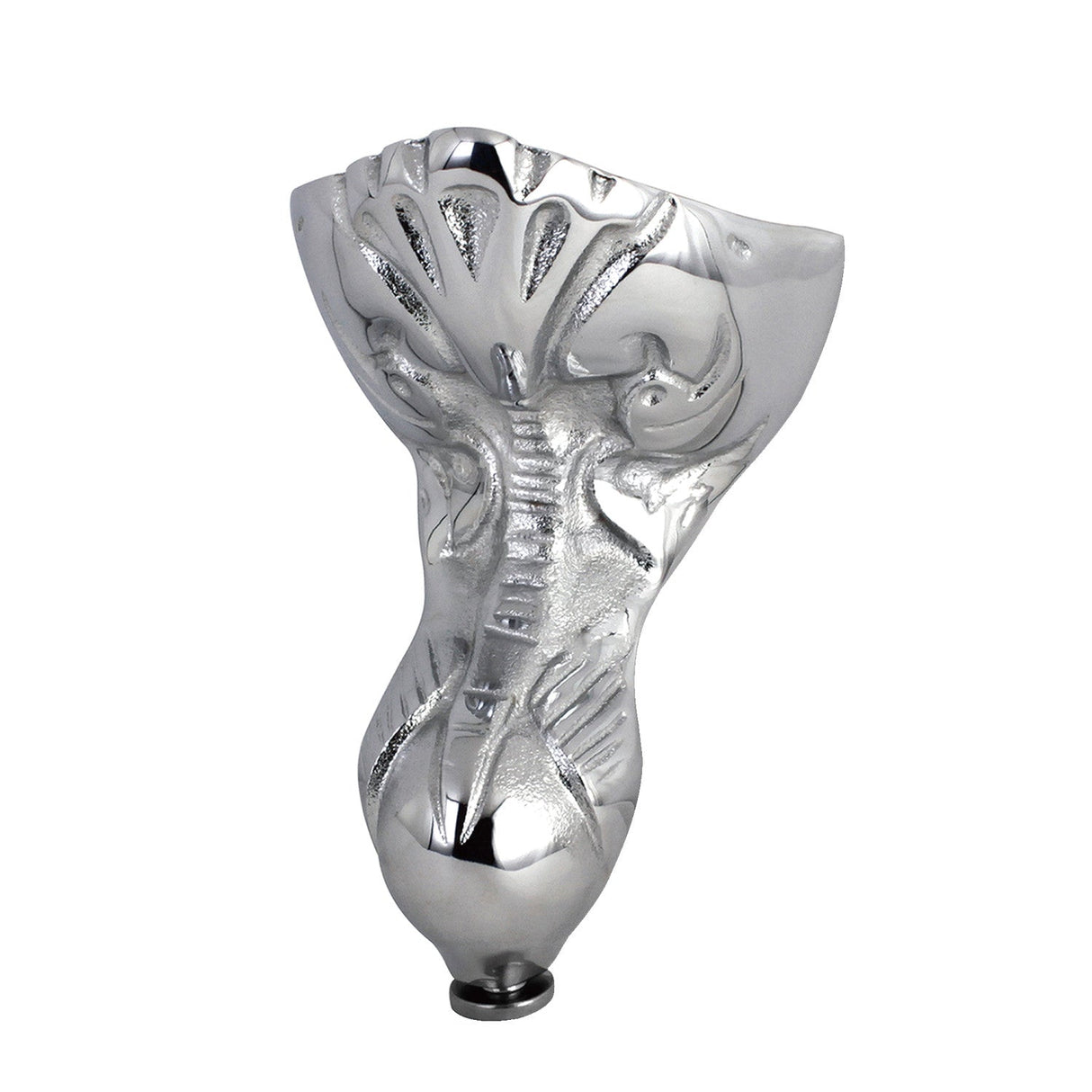 Aqua Eden NHVCTZT1 4-Piece (Set) Tudor Brass Tub Feet, Polished Chrome