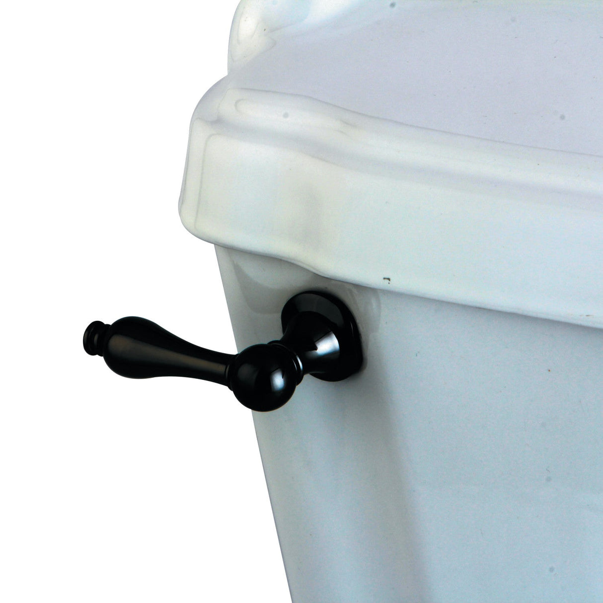 Water Onyx NKTAL Toilet Tank Lever, Black Stainless Steel