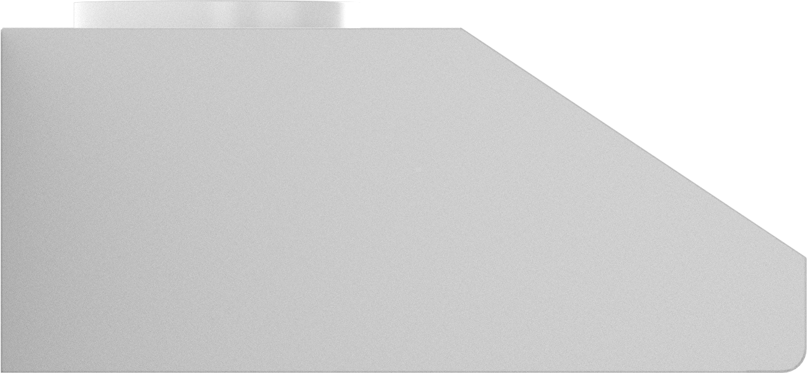 Vent-A-Hood NPH9-248 WH 48" 600 CFM Professional Under Cabinet Range Hood with Rounded Edges, Magic Lung Blower, White