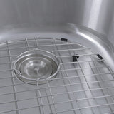Nantucket Sinks' NS3121-16 - 31.5 Inch 70/30 Double bowl Undermount Stainless Steel Kitchen Sink, 16 Gauge