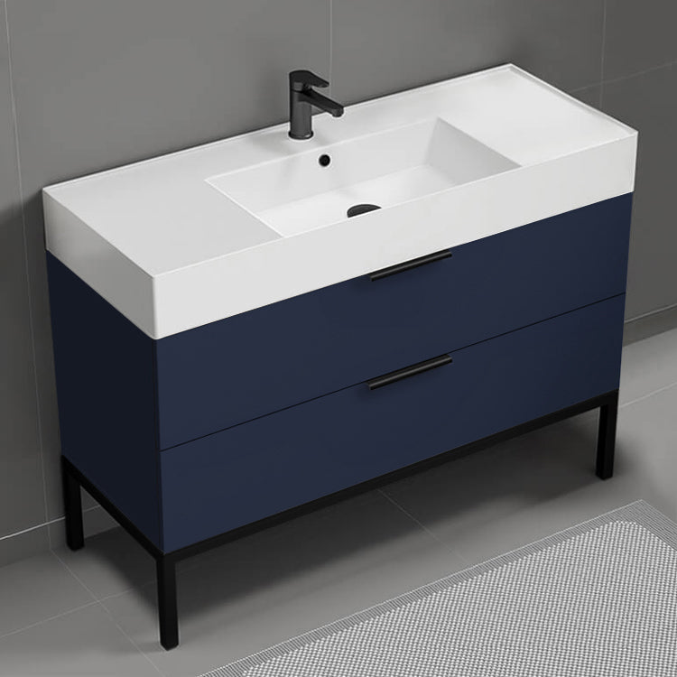 48" Bathroom Vanity, Blue