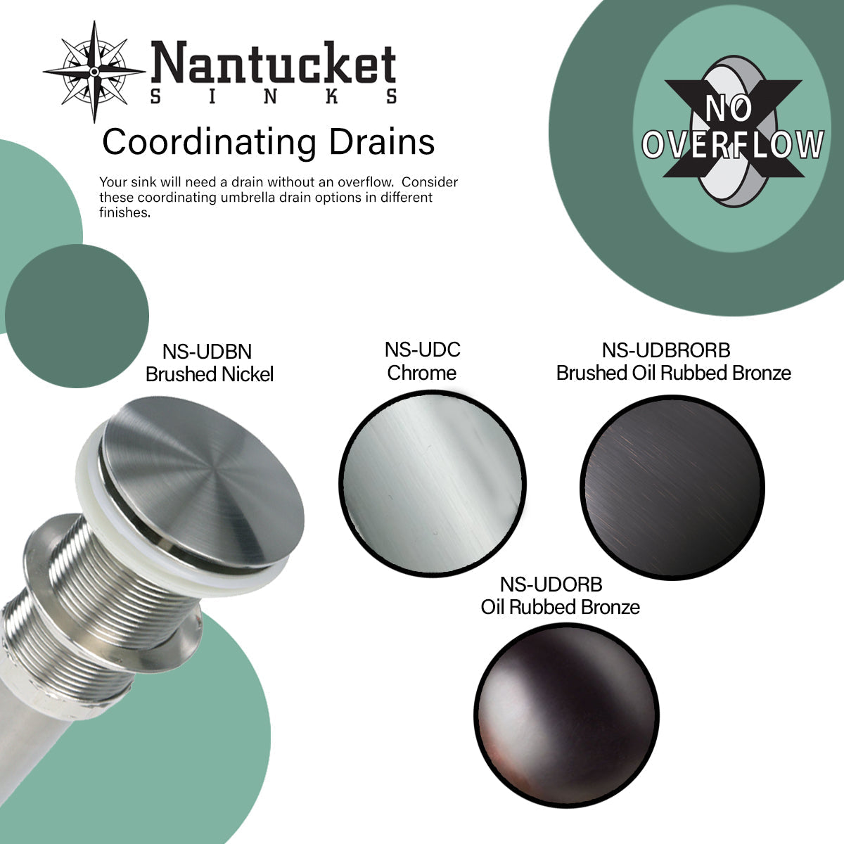 Nantucket Sinks 23 Inch Rectangular Drop-In Ceramic Vanity Sink DI-2418-R8-Bisque
