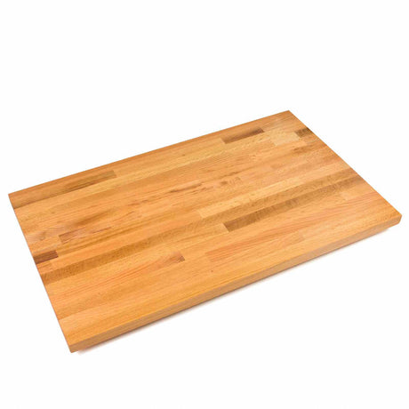 John Boos OKT-BL2425-O Blended Oak Butcher Block Countertop - 1-1/2" Thick, 24"L x 25"W, Natural Oil