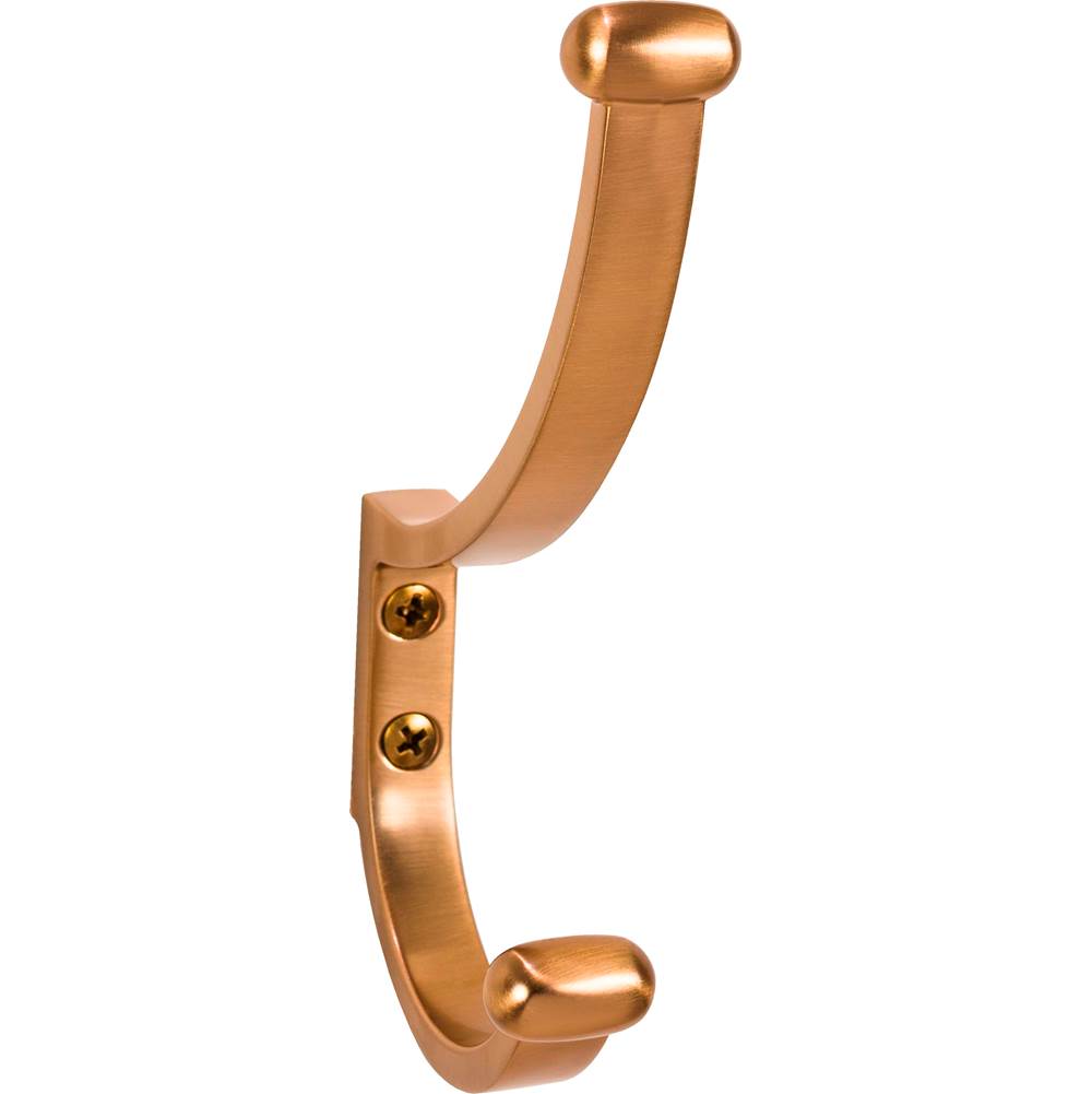 Top Knobs TK1066 Hillmont Hook 6 1/8 Inch - Honey Bronze