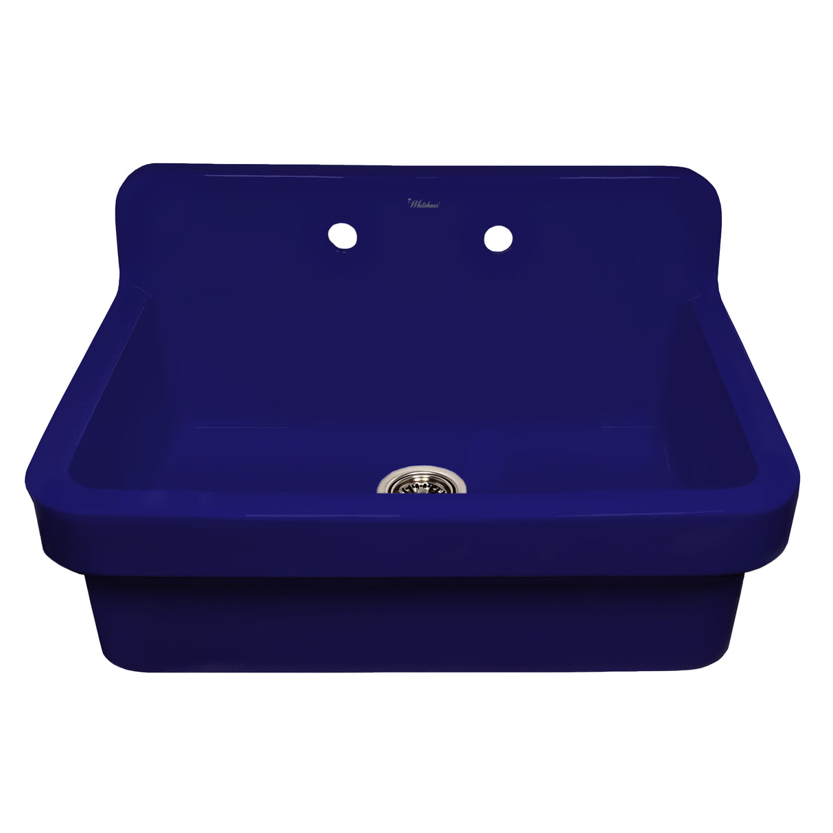 Old Fashioned Country Fireclay Utility Sink with High Backsplash