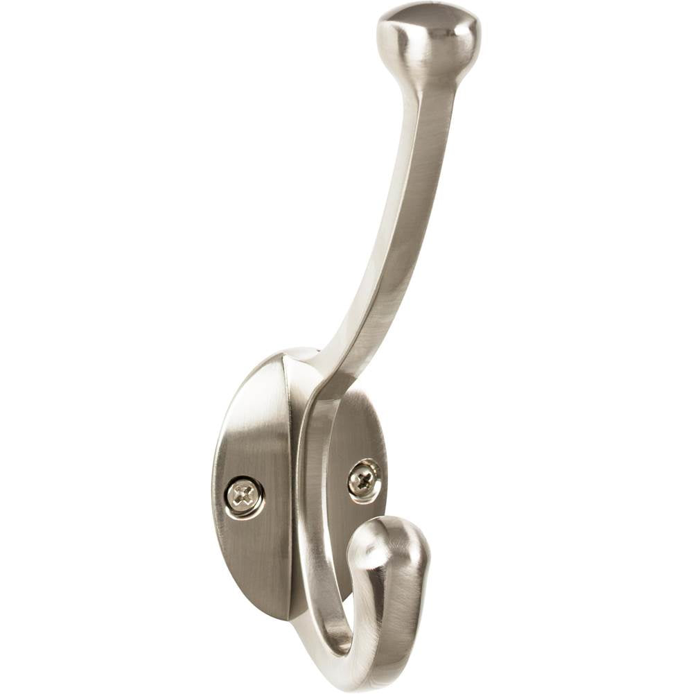 Top Knobs TK1064 Bergen Hook 5 9/16 Inch - Brushed Satin Nickel