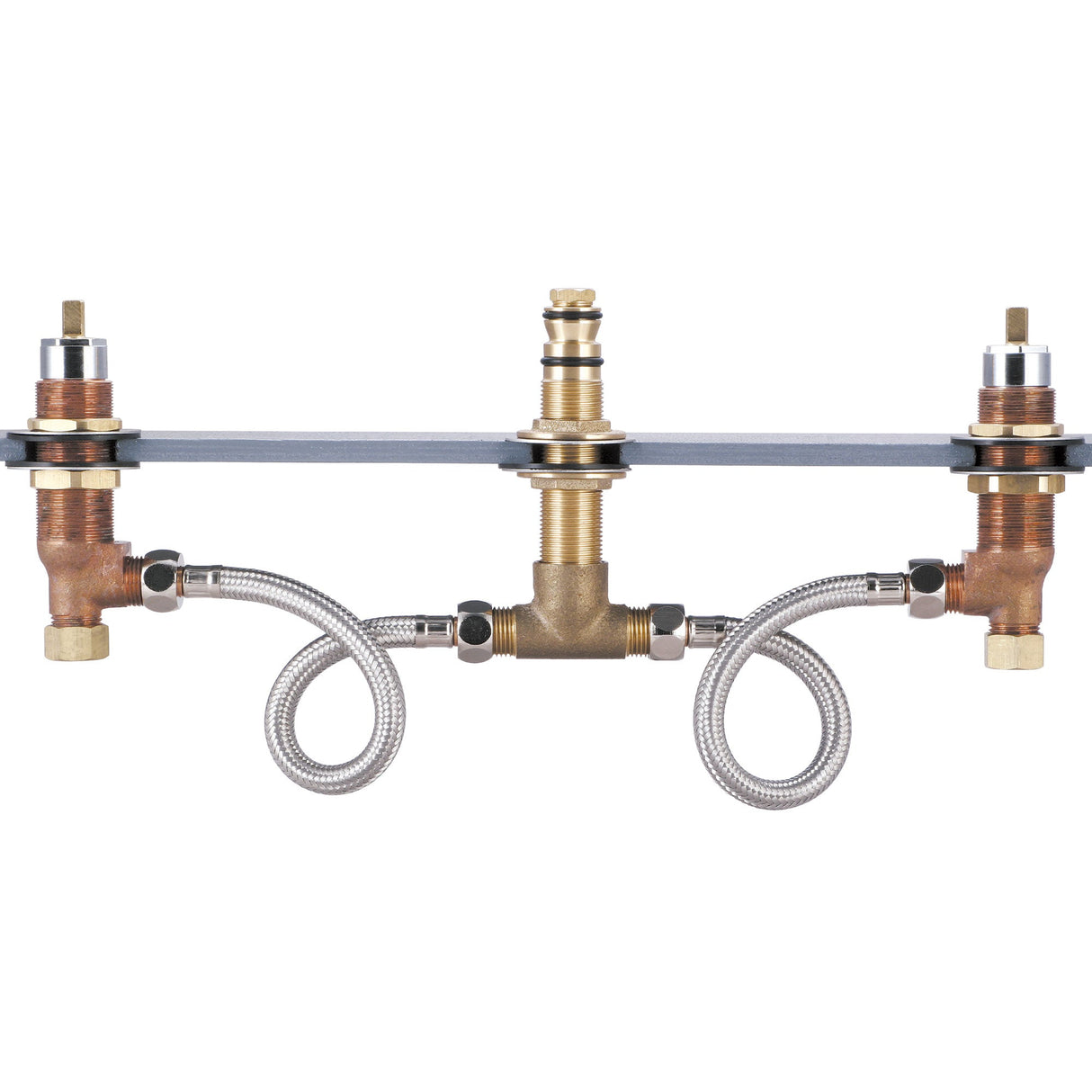 Olympia P-1131B Two Handle Roman Tub Valve Set in Chrome