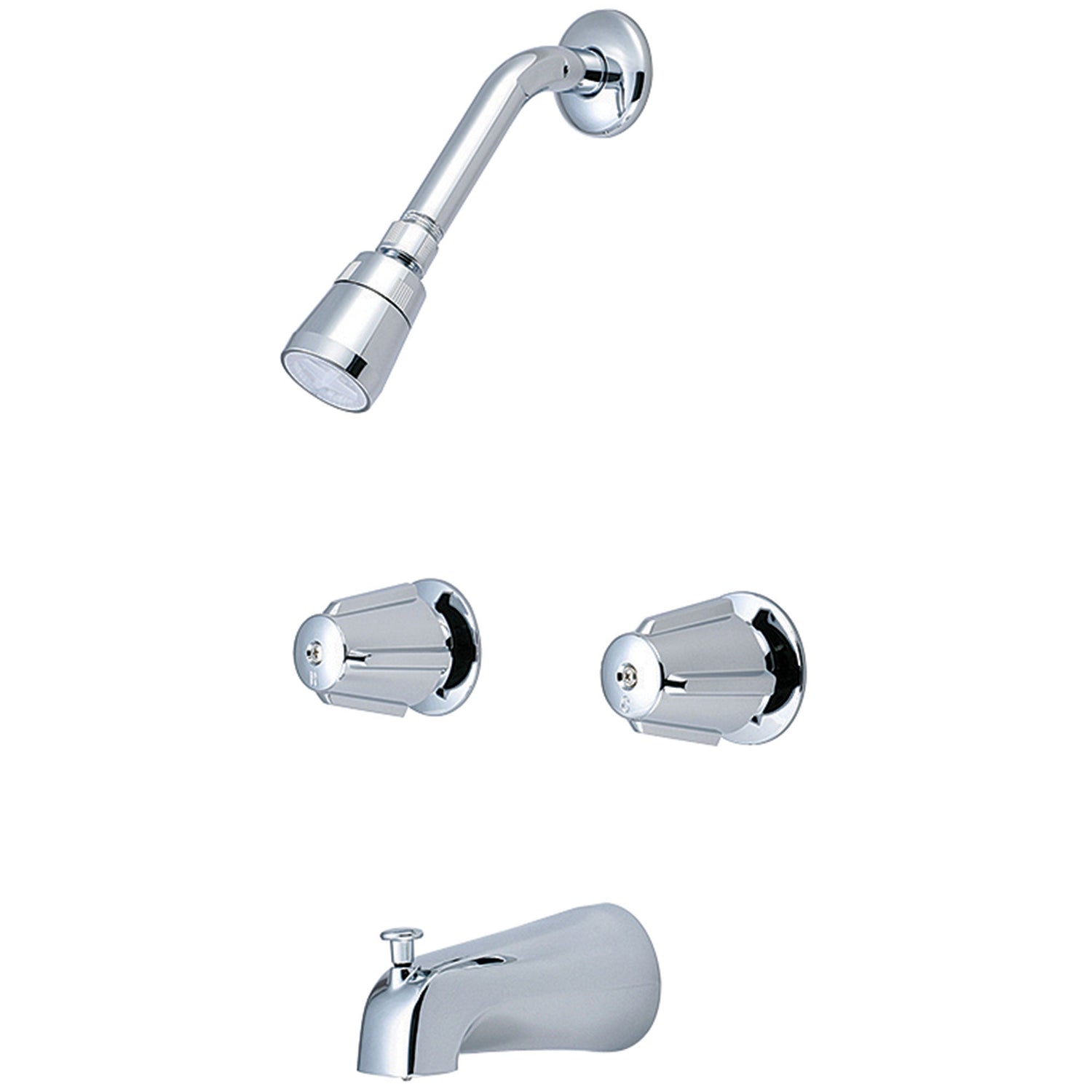 Olympia P-1210 Elite Two Handle Tub/Shower Set in Chrome