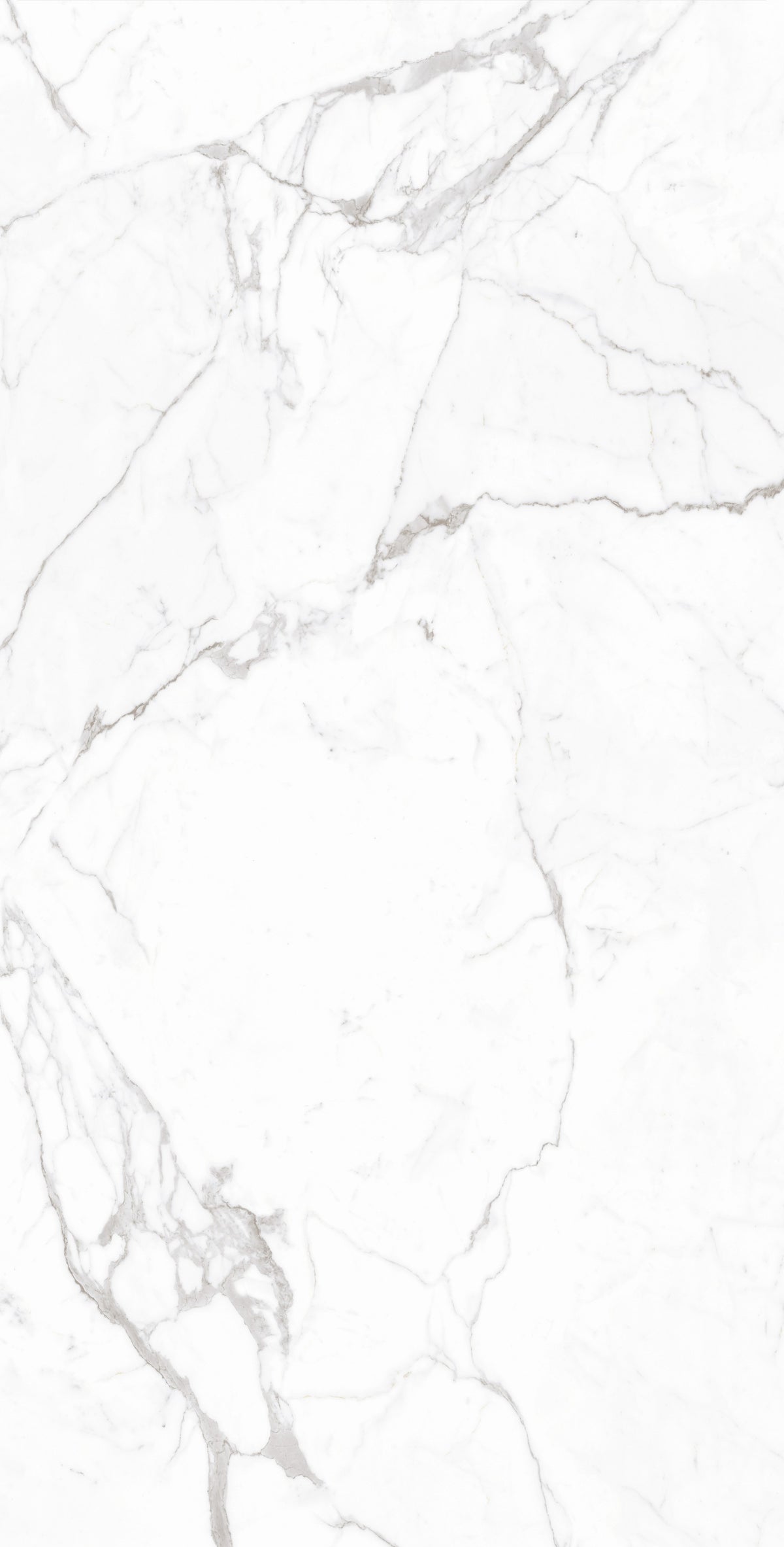 Daltile Elemental Selection Statuario Slab 48x96 Glossy 6MM FC1 Porcelain Slab CM034896PANF11L