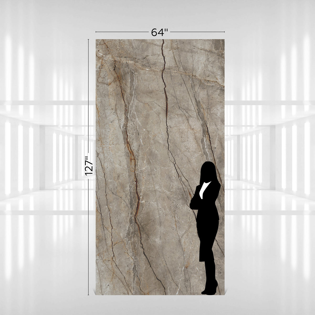Daltile Elemental Selection Elestial Slab 64x127 Matte 12MM FC2 Porcelain Slab
