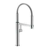 FRANKE PES-360-CHR Pescara 18-inch Single Handle Semi-Pro Kitchen Faucet in Polished Chrome In Polished Chrome