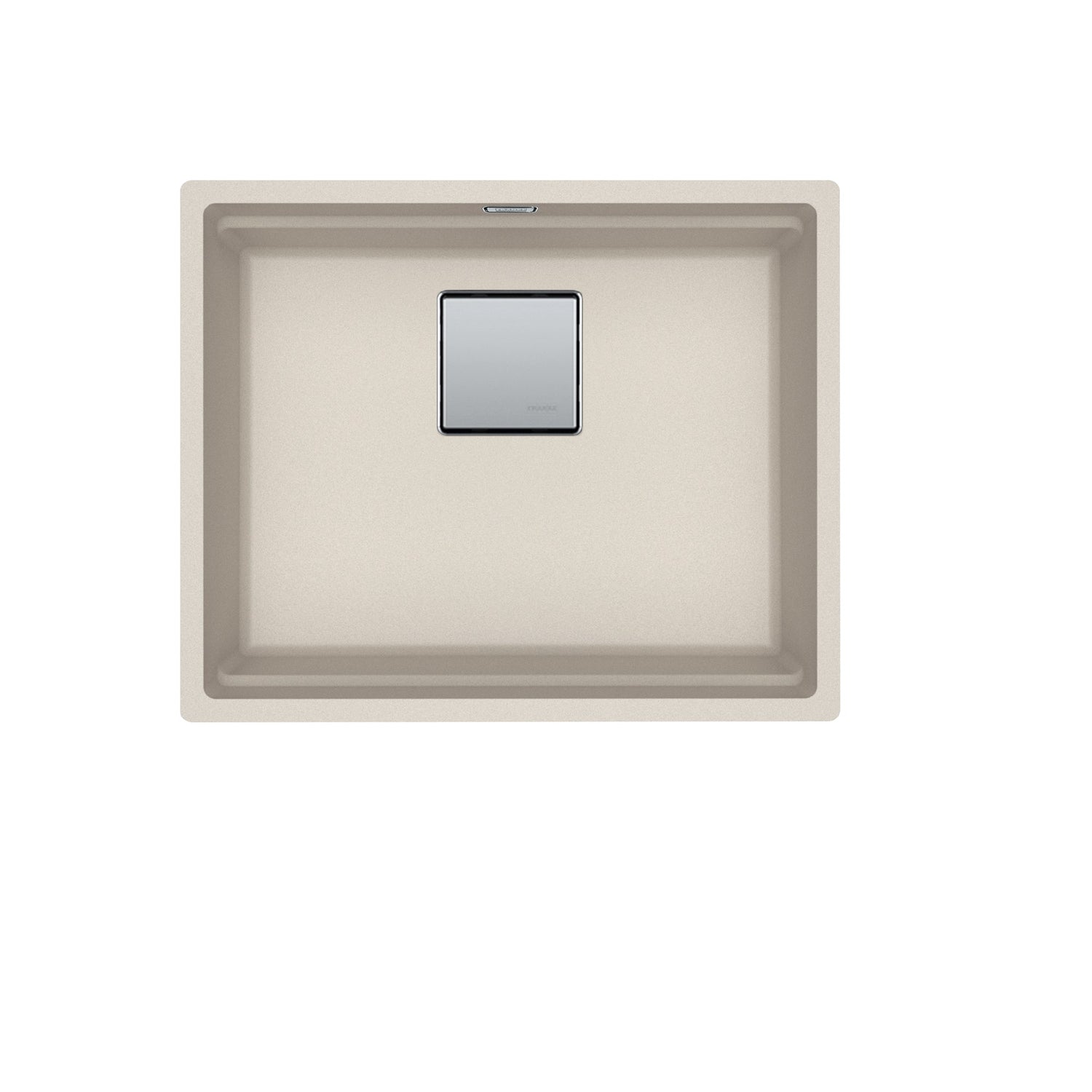 FRANKE PKG11020CHA Peak 22.1-in. x 18.1-in. Champagne Granite Undermount Single Bowl Kitchen Sink - PKG11020CHA In Champagne
