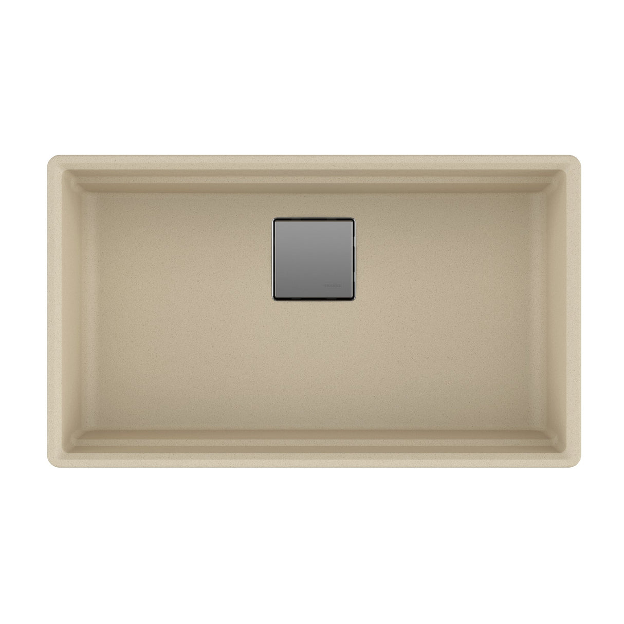 FRANKE PKG11031CHA Peak 32.0-in. x 18.8-in. Champagne Granite Undermount Single Bowl Kitchen Sink - PKG11031CHA In Champagne