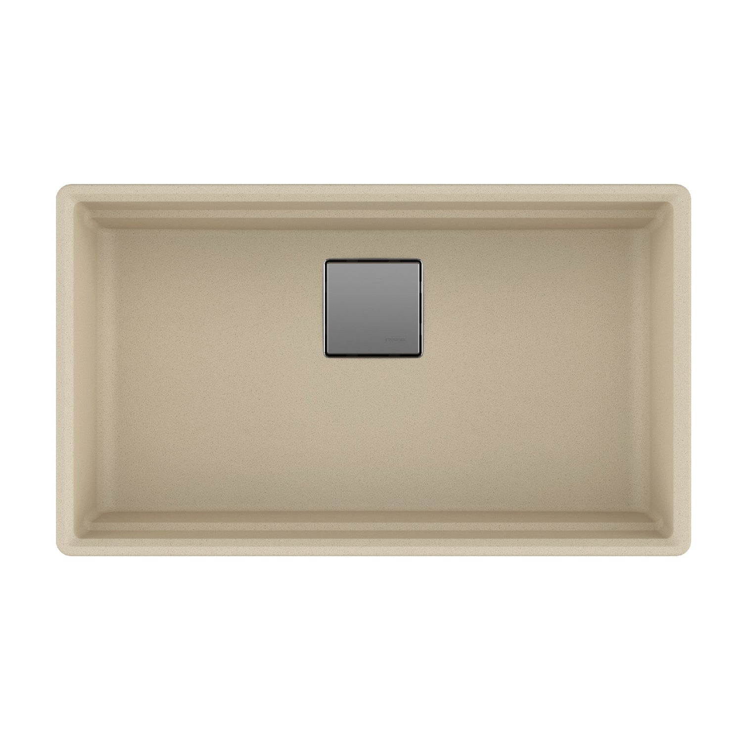 FRANKE PKG11031CHA Peak 32.0-in. x 18.8-in. Champagne Granite Undermount Single Bowl Kitchen Sink - PKG11031CHA In Champagne
