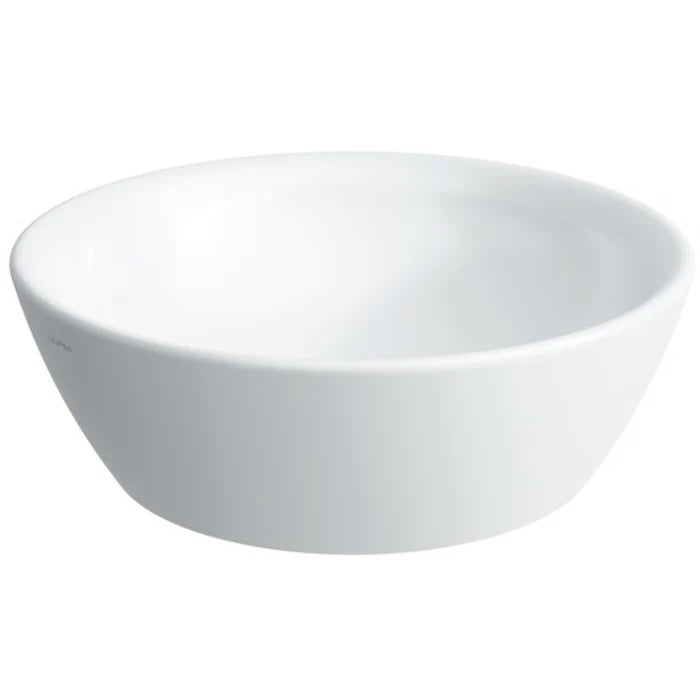 Laufen 8.1296.2.000.109.1 Pro Round Washbasin 5-1/2" H Vessel Sink