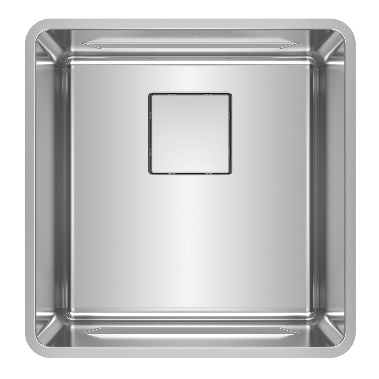 FRANKE PTX110-17 Pescara 18-in. x 18-in. 18 Gauge Stainless Steel Undermount Single Bowl Kitchen Sink - PTX110-17 In Pearl