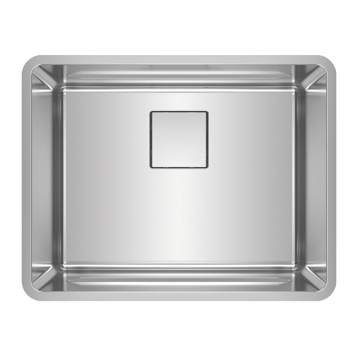 FRANKE PTX110-22 Pescara 23.6-in. x 18.5-in. 18 Gauge Stainless Steel Undermount Single Bowl Kitchen Sink - PTX110-22 In Pearl
