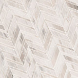 Palisandro Chevron Marble Mesh-Mounted Mosaic Tile 12"x12" Polished - MSI Collection PALISANDRO POLISHED CHEVRON MOSAIC (Case)